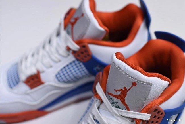 Jordan Air Bright 4 Blue 308497-171 White Crimson-Royal 1001
